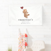 バレンタインズベア1歳の誕生日 横断幕 (インサイチュ)