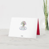 バレンタインズ・ニース・キッズ・モンキー・ハート・ツリー・カード カード (裏面)