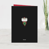 バレンタインソンハートギター音楽 シーズンカード (裏面)