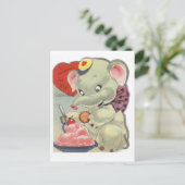 バレンタインゾウ シーズンポストカード (スタンド正面)