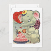 バレンタインゾウ シーズンポストカード (正面/裏面)