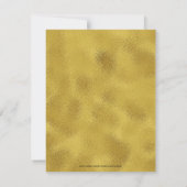 バレンタインタイポグラフィとハートお祝い招待状 サンキューカード (裏面)