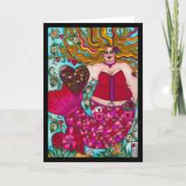 バレンタインチョコレートマーメイドカード カード