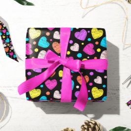 バレンタインチョークハート |バレンタインの贈り物 ラッピングペーパー