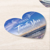 バレンタインツイン炎サンキューコースター ペーパーコースター (アングル)