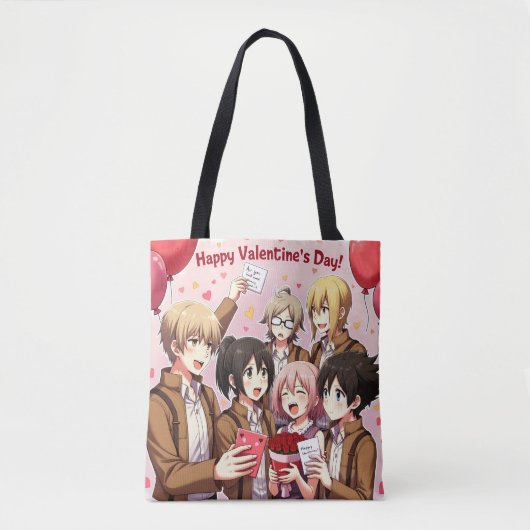 バレンタインデアニメトートバッグ トートバッグ (正面)