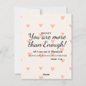 バレンタインディナーデート シーズンカード (裏面)