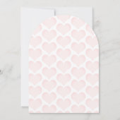 バレンタインデイアーチカスタムフォトカード 招待状 (裏面)