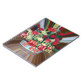 バレンタインデイアートプリント ノートブック (左側)