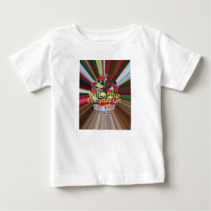 バレンタインデイアートプリント ベビーTシャツ