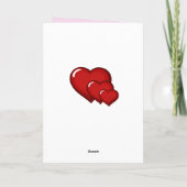 バレンタインデイウェスティーカード シーズンカード (裏面)