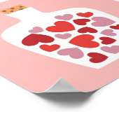 バレンタインデイカードデザイン ポスター (角)