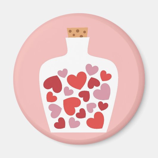 バレンタインデイカードデザイン マグネット (正面)