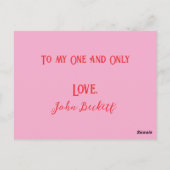 バレンタインデイカード2025 ポストカード (裏面)