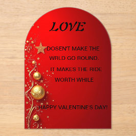 バレンタインデイカード アクリル招待状