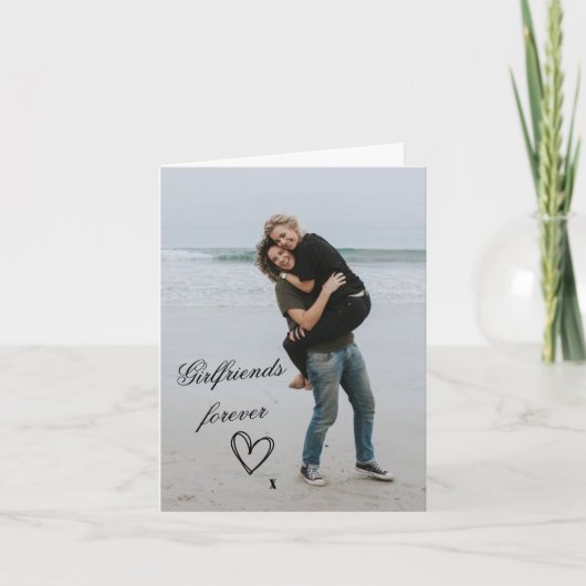 バレンタインデイカード – ガールフレンズフォーエバービーチ シーズンカード (正面)