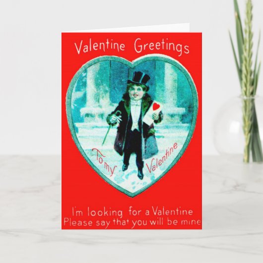 バレンタインデイカード サンキューカード (正面)