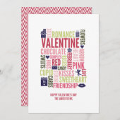 バレンタインデイカード シーズンカード (正面/裏面)