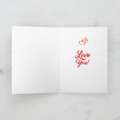 バレンタインデイカード シーズンカード (内部)