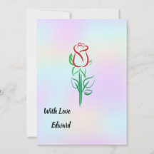 バレンタインデイカード