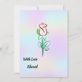 バレンタインデイカード シーズンカード