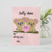 バレンタインデイカード シーズンカード (スタンド正面)