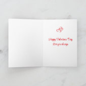 バレンタインデイカード シーズンカード (内部)