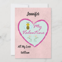 バレンタインデイカード