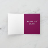 バレンタインデイカード シーズンカード (内部)