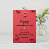 バレンタインデイカード シーズンカード (スタンド正面)