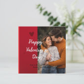 バレンタインデイカード セーブザデート (スタンド正面)