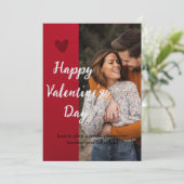 バレンタインデイカード 招待状 (スタンド正面)