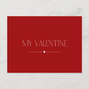 バレンタインデイカード「My Valentine」 ポストカード