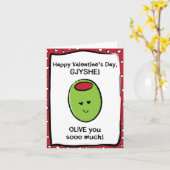 バレンタインデイカードfor Gjyshe カード (黄色い花)