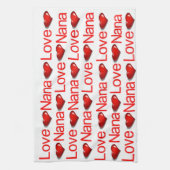 バレンタインデイキッチンハンドタオル愛ナナ キッチンタオル (縦)