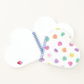 バレンタインデイキャンディハートパターン ノートブック (内部)