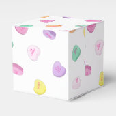 バレンタインデイキャンディハートパターン フェイバーボックス (正面サイド)