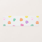 バレンタインデイキャンディハートパターン 名刺 (外部フラット)