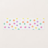 バレンタインデイキャンディハートパターン 名刺 (内部フラット)