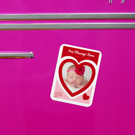 バレンタインデイキャンディハートボックスカスタム写真 マグネット