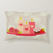 バレンタインデイキャンドルソフトフローラ アクセントクッション (裏面)