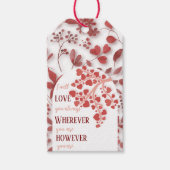 バレンタインデイギフトラベル-エレガントデザイン ギフトタグ (正面)
