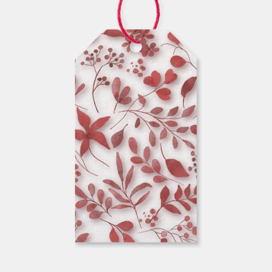 バレンタインデイギフトラベル-エレガントデザイン ギフトタグ (裏面)