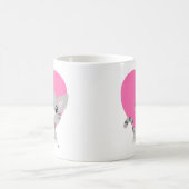 バレンタインデイグレー子猫マグ コーヒーマグカップ (中央)