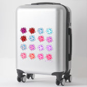 バレンタインデイサテンハート弓 シール (スーツケース)