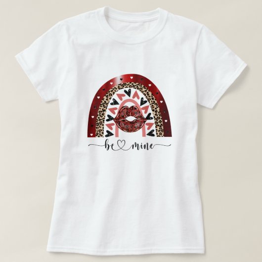 バレンタインデイシャツ、Be Mine Tシャツ (デザイン正面)
