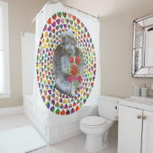 バレンタインデイシャワーカーテン,エンジェル シャワーカーテン (インサイチュ)