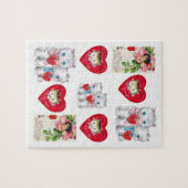 バレンタインデイジグソーパズル ジグソーパズル (横)