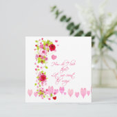 バレンタインデイスイートハートカードウォーター色 シーズンカード (スタンド正面)