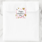 バレンタインデイスクエアステッカー スクエアシール (バッグ)